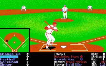 HardBall II screen shot game playing